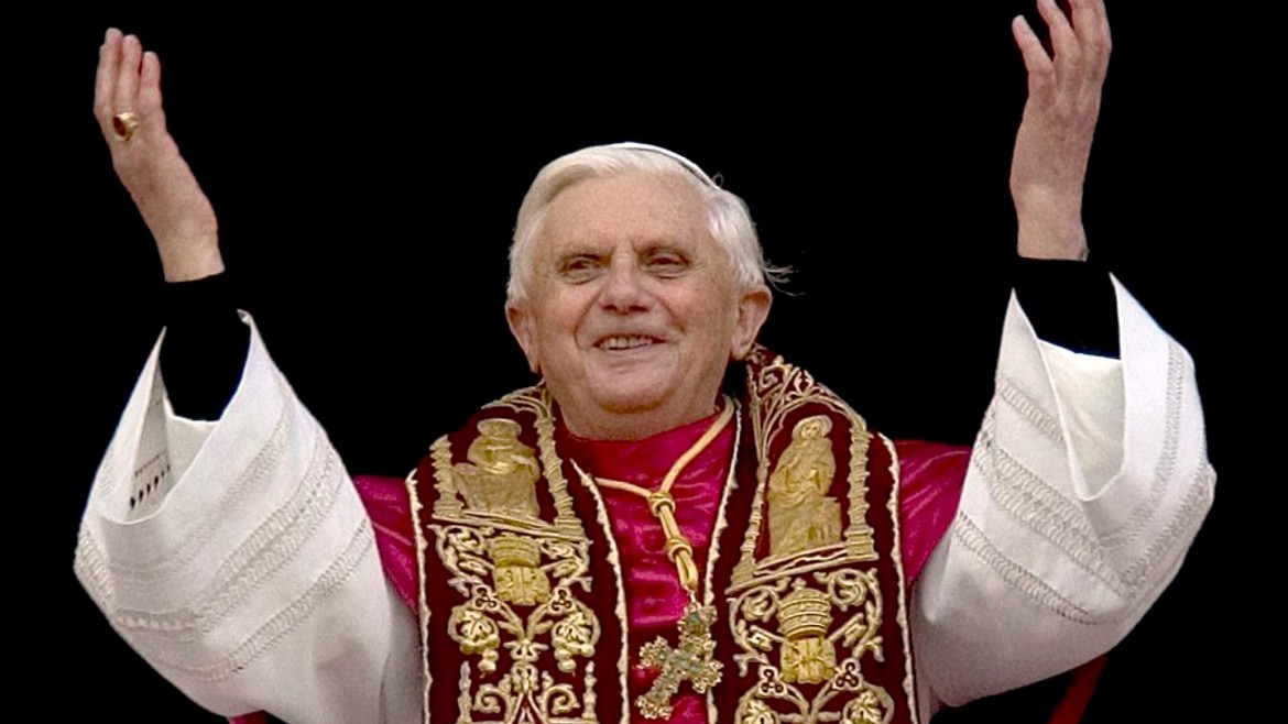 Papas Venediktos XVI Vatikano 17.04.2015 foto arxeiou APE MPE